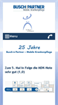 Mobile Screenshot of busch-und-partner.de